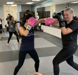 Kickboxing for women in Poway